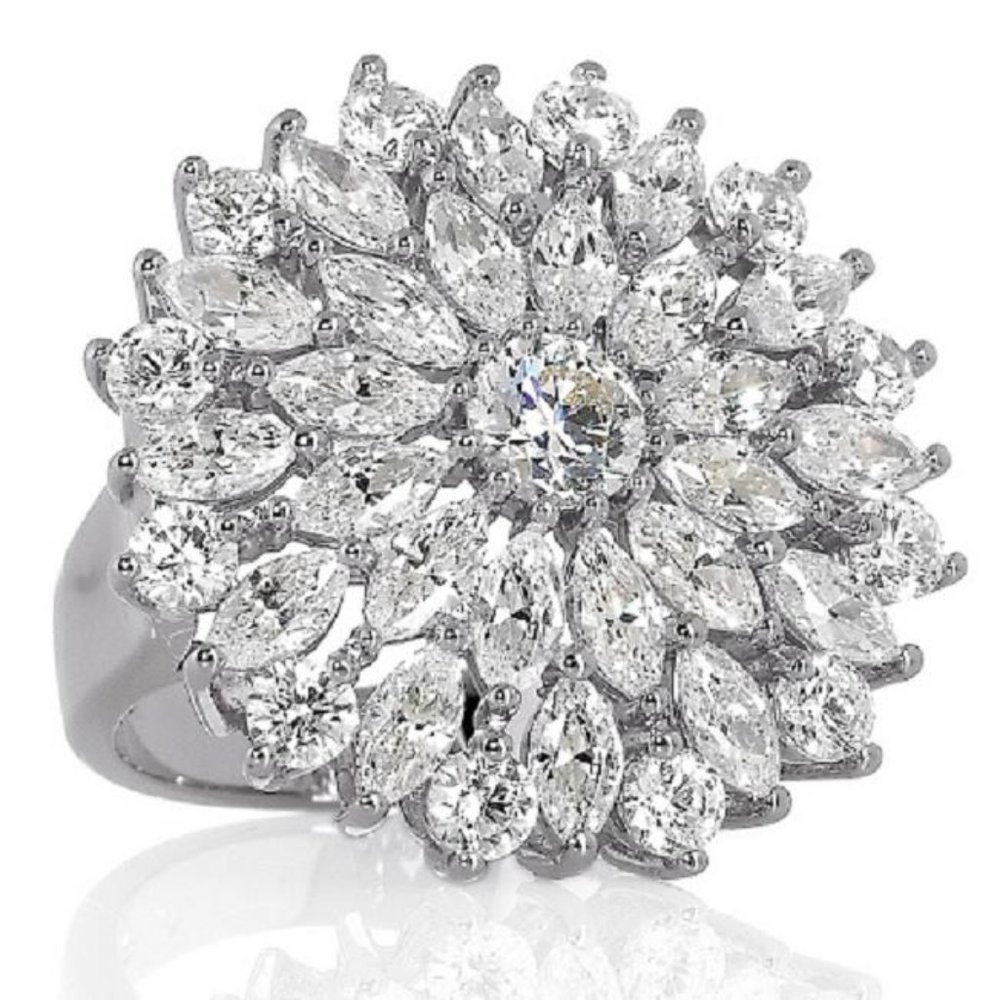 5.30ct Absolute Round & Marquise "Medallion" Ring